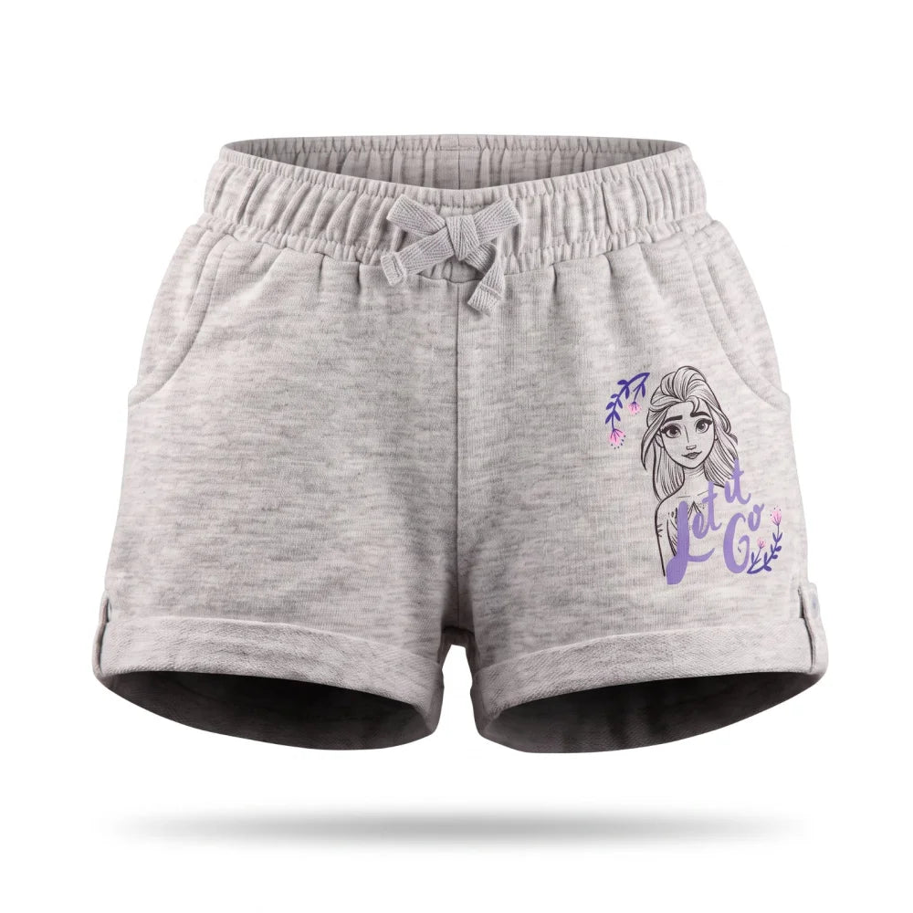 Disney Frozen Die Eiskönigin Elsa Kinder Shorts Mädchen 92-98 Blau Grau - WS-Trend.de