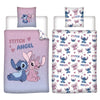 Disney Stitch und Angel Bettwäsche 2-teilig, 135-140x200 + 65x65 cm