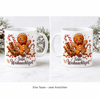 Lebkuchen Weihnachtstasse - Geschenkidee zum Fest - aus Keramik 330 ml - WS-Trend.de