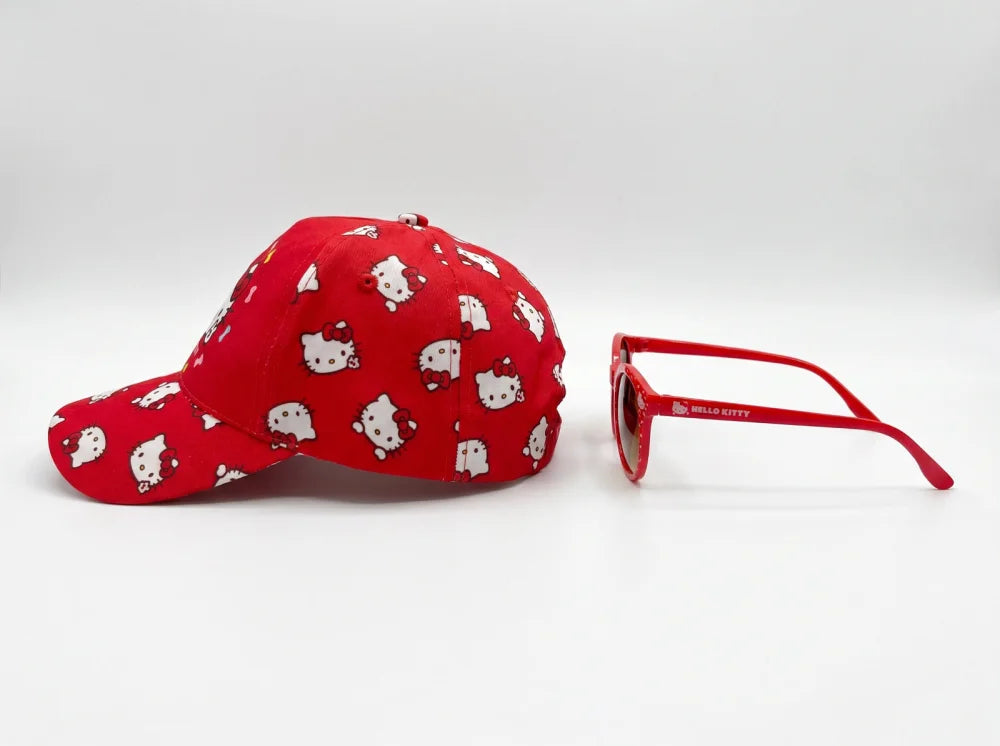 Hello Kitty Kinder Basecap Baseball Kappe und Sonnenbrille Gr. 52-54 - WS-Trend.de