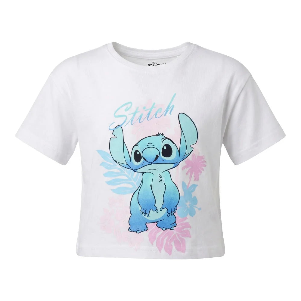 Disney Stitch Kinder Mädchen T-Shirt Kurzarm Shirt Gr. 98 bis 128 Baumwolle - WS-Trend.de