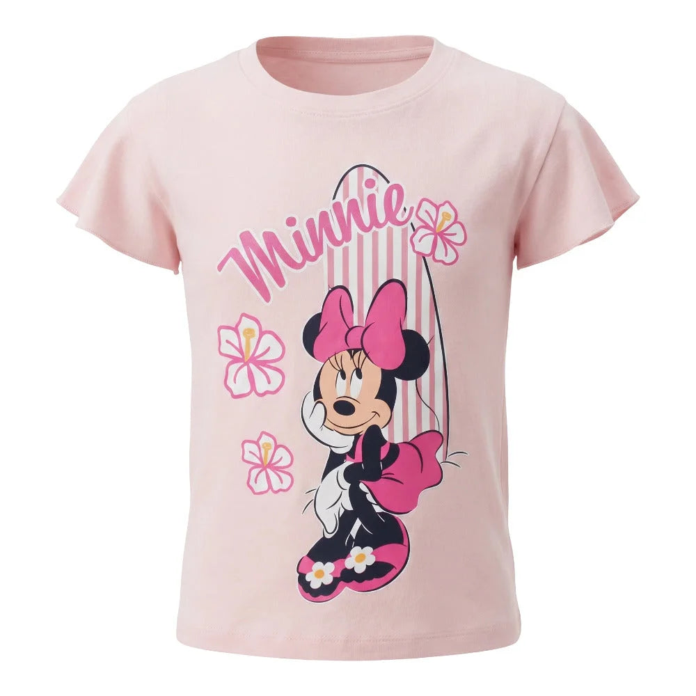 Disney Minnie Maus Kinder Mädchen T-Shirt Kurzarm Shirt Gr. 98-128 Baumwolle - WS-Trend.de