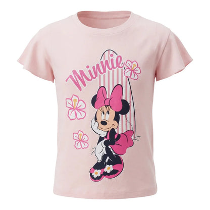 Disney Minnie Maus Kinder Mädchen T-Shirt Kurzarm Shirt Gr. 98-128 Baumwolle - WS-Trend.de