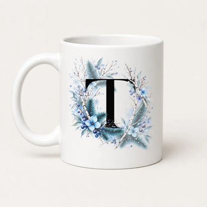 Winter Tasse A-Z Buchstaben 325 ml Keramik Geschenkidee personalisiert - WS-Trend.de