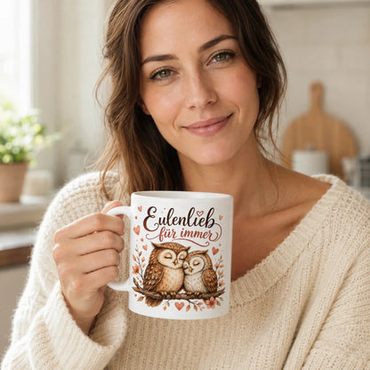 Eulen-Tasse für Lieblingsmenschen - Geschenk zum Jahrestag weiß 330 ml - WS-Trend.de