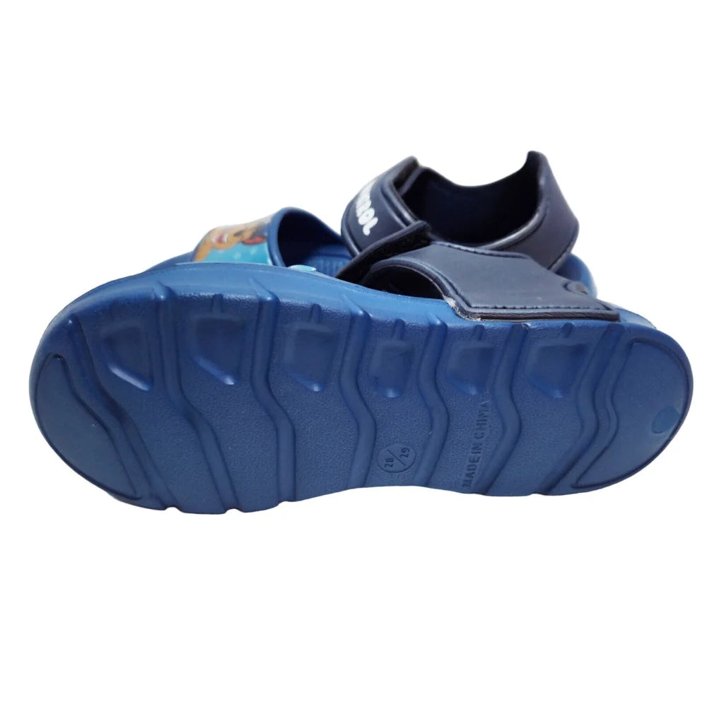 Paw Patrol Chase Marshall Kinder Sandalen Badeschuhe Latschen Klett Gr. 32-33 - WS-Trend.de