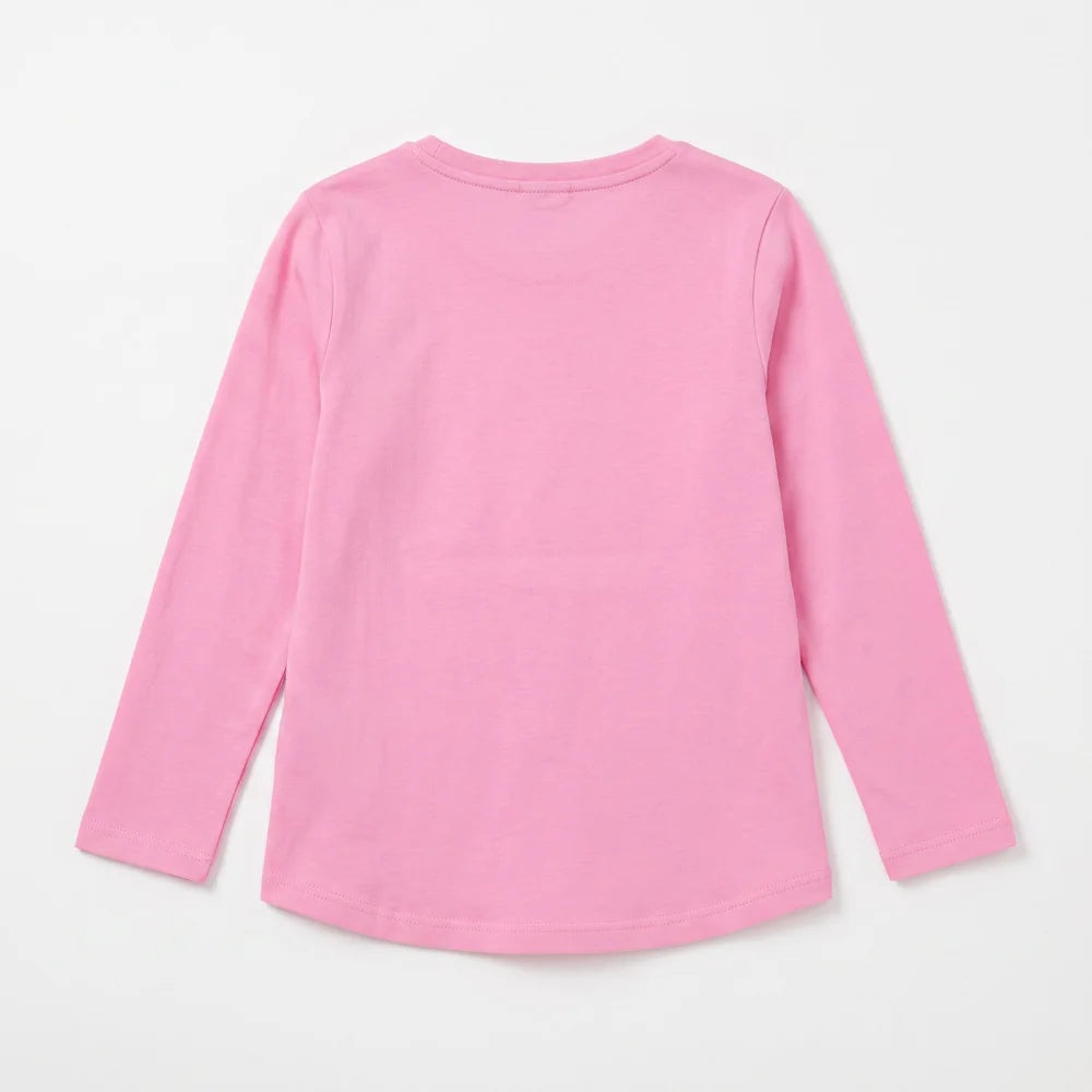 Print-Shirt Minions Kinder Mädchen T-Shirt Langarm Shirt 100% Baumwolle - WS-Trend.de