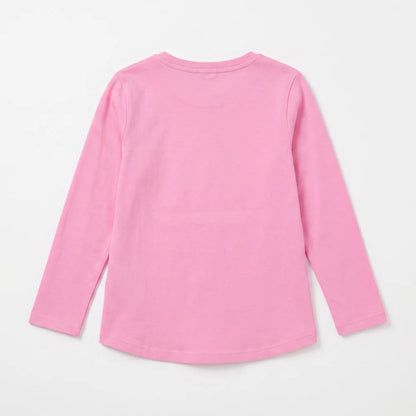 Print-Shirt Minions Kinder Mädchen T-Shirt Langarm Shirt 100% Baumwolle - WS-Trend.de