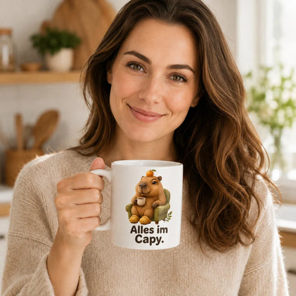 Alles im Capy Tasse - Geschenk mit Spruch - 330 ml beidseitig bedruckt - WS-Trend.de