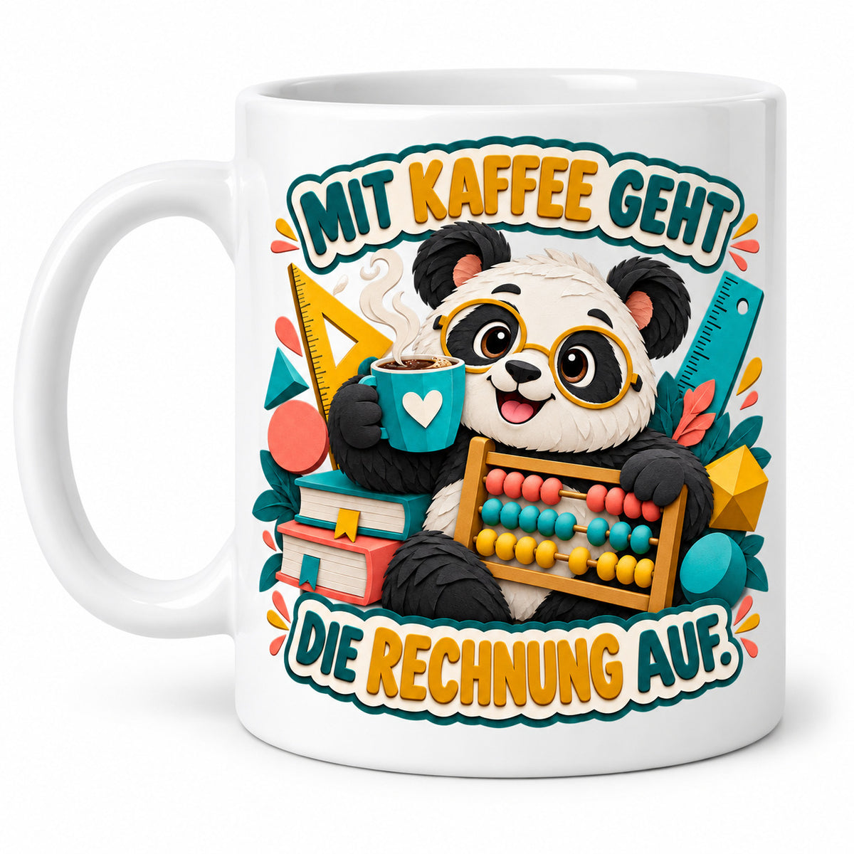 Lehrer Tasse Keramik 330 ml Geschenk Lehrerin Unterricht Spruch Kaffee
