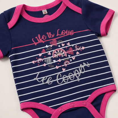 Strampler Lee Cooper 2-er Set Baby Kleinkind kurzarm Body Einteiler Gr. 56 - 92 - WS-Trend.de