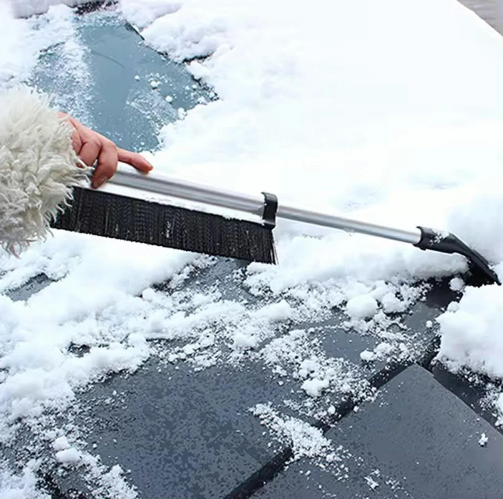 Eiskratzer WS-Trend Auto mit Schneebesen Teleskop 42–62,5 cm Schwarz/Silber - WS-Trend.de