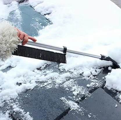 Eiskratzer WS-Trend Auto mit Schneebesen Teleskop 42–62,5 cm Schwarz/Silber - WS-Trend.de