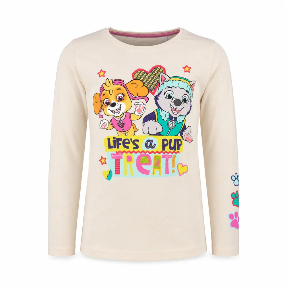 Print-Shirt PAW PATROL Skye Everest Kinder Mädchen Langarmshirt Shirt - WS-Trend.de
