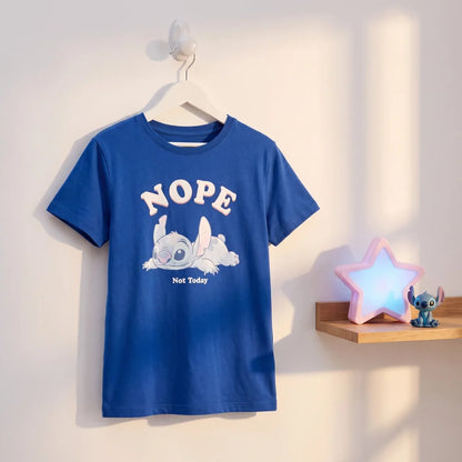 Disney Stitch Damen kurzarm Schlafshirt Nachthemd XS 100% Baumwolle - WS-Trend.de