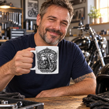 WS-Trend Biker Tasse Keramik 330 ml Spruch Motorrad 10 Motive zur Wahl - WS-Trend.de