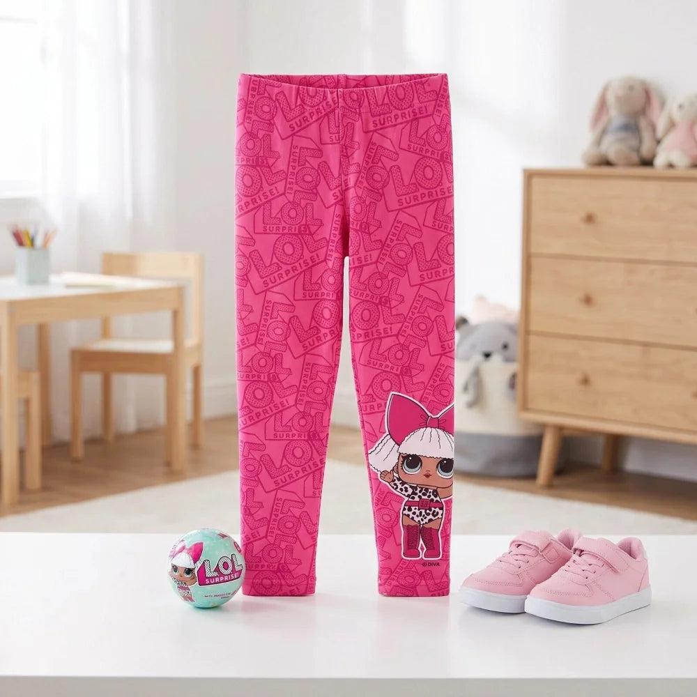 Kinder Leggings LOL Surprise Mädchen Jogginghose Capri 98 - 104 - WS-Trend.de