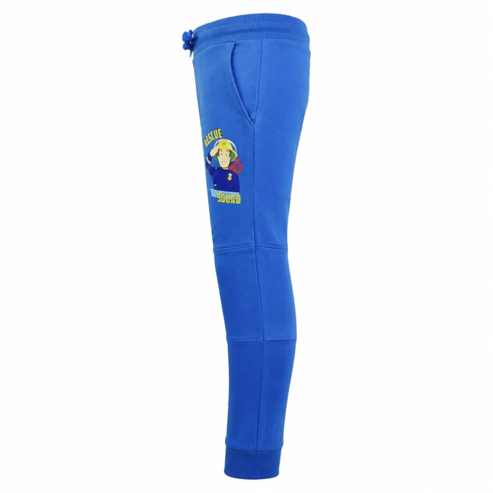 Feuerwehrmann Sam Jungen Kinder Jogginghose Sporthose Hose 98-128 Blau - WS-Trend.de
