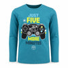 Print-Shirt Fashion UK Gamer Spieler Kinder Jungen langarm Shirt Langarmshirt Gr. 116 -152