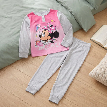 Disney Minnie Maus Mädchen Kinder Schlafanzug Pyjama lang Gr. 98 - 128 - WS-Trend.de