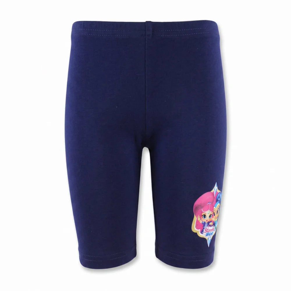 Leggings Kurz Kinder Shimmer and Shine Mädchen Blau Grau Pink 98 bis 128 - WS-Trend.de