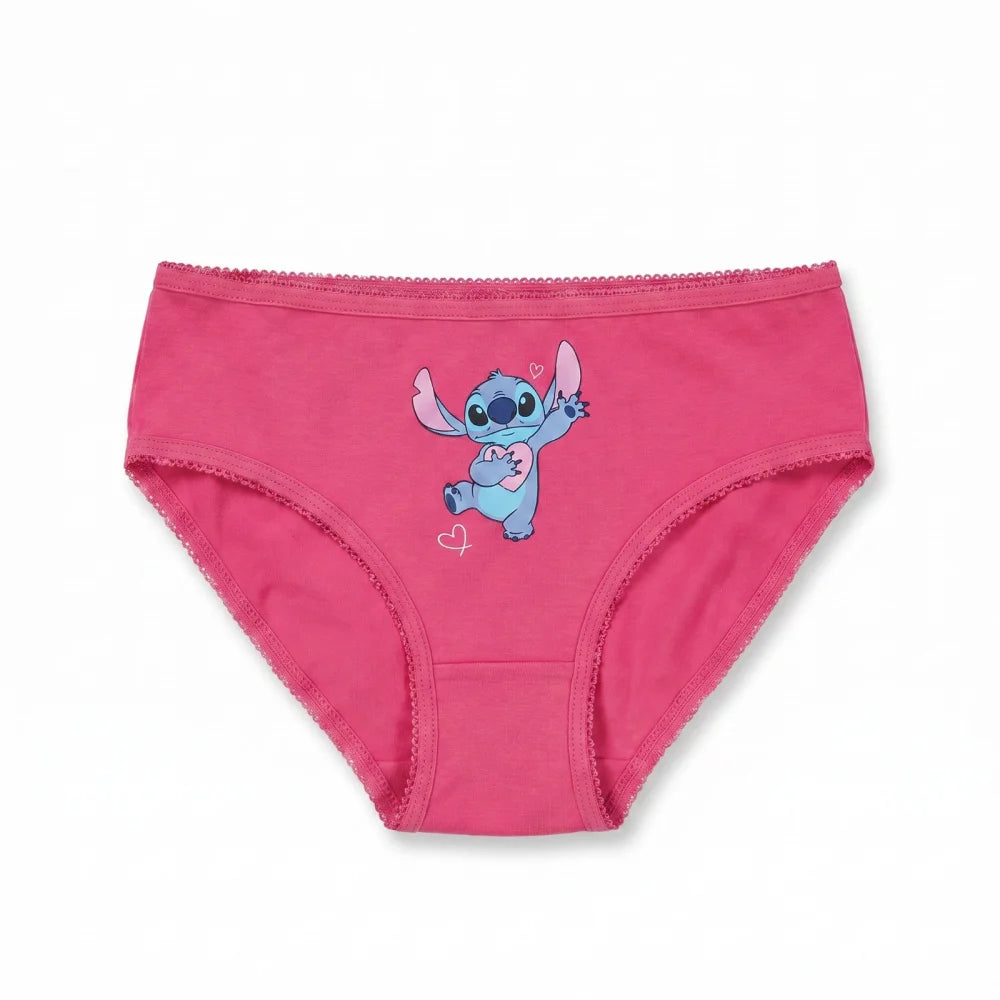 Disney Stitch 3er Pack Slips Kinder Mädchen Unterwäsche Gr. 92-128 Baumwolle - WS-Trend.de