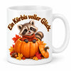 WS-Trend Herbst Tasse Waschbär mit Spruch, Keramik 330 ml