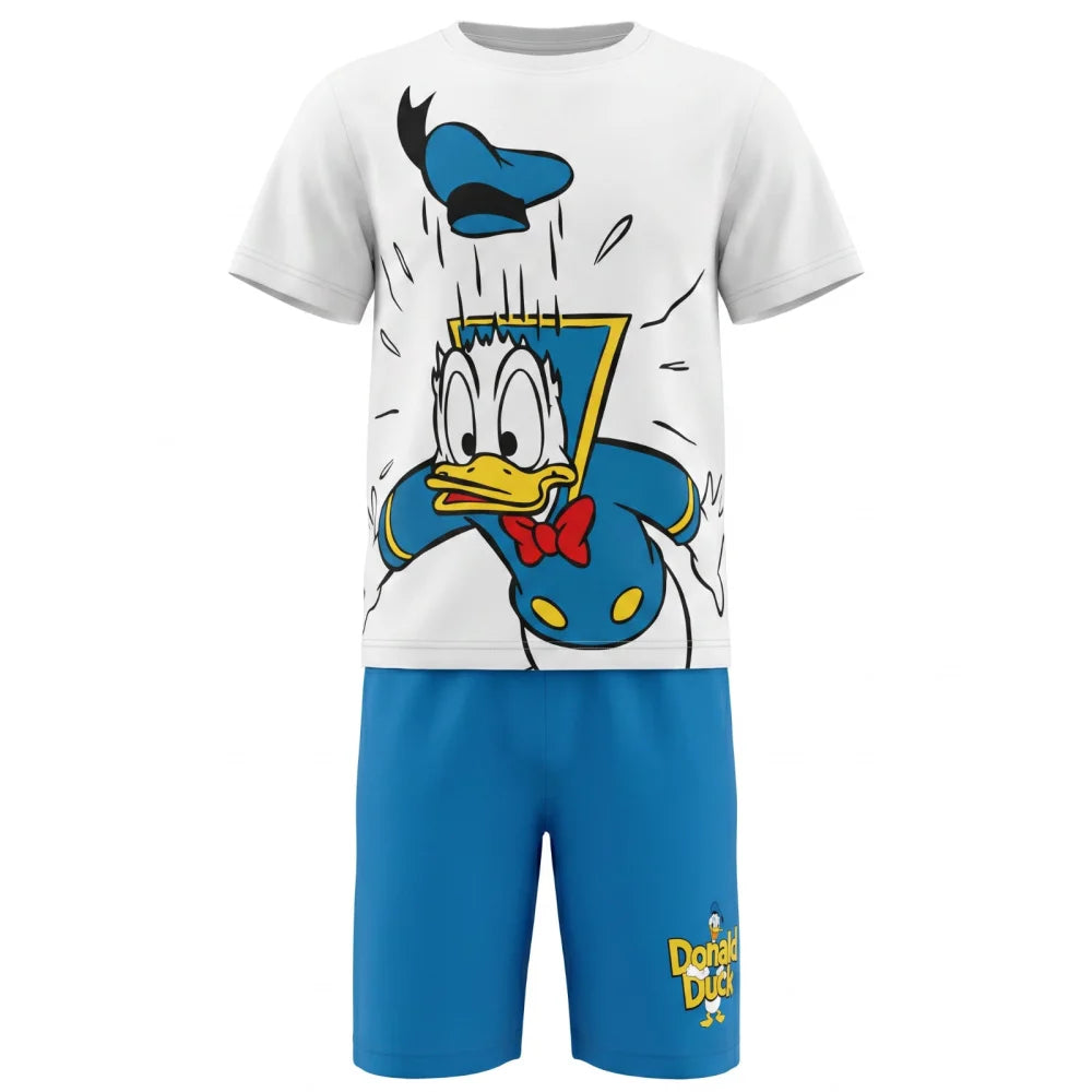 Disney Donald Duck Kinder Jugend Schlafanzug Pyjama 98-128 100% Baumwolle - WS-Trend.de