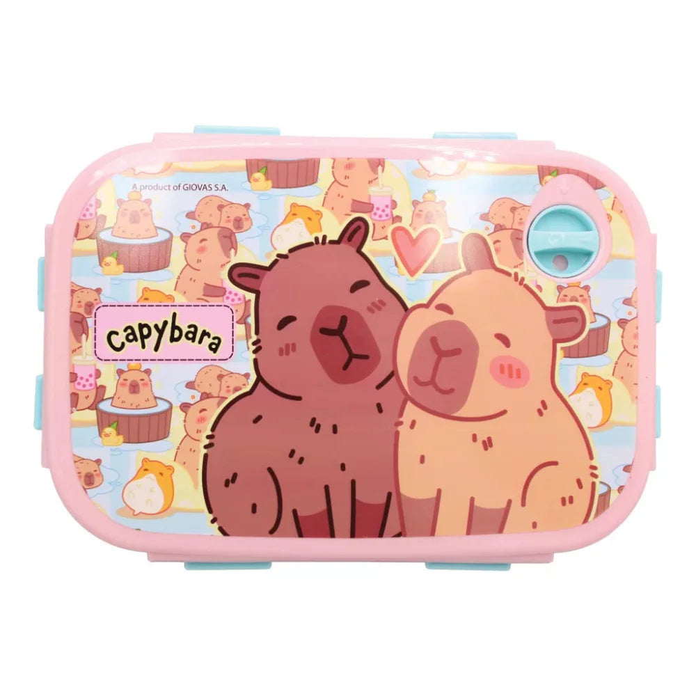 Capibara Capybara 2 teiliges Set Brotdose Alu-Trinkflasche 800 ml - WS-Trend.de