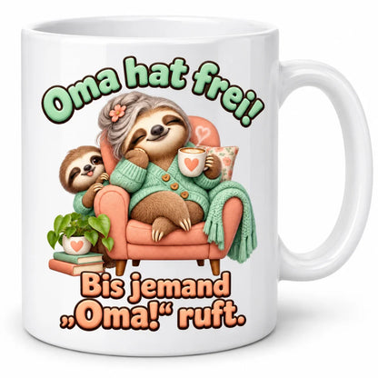 WS-Trend Faultieroma Tasse 330 ml Geschenk für Oma mit lustigem Spruch - WS-Trend.de