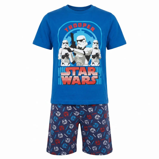 Star Wars Strom Trooper Jungen Kinder kurzarm Pyjama Schlafanzug 98-110 - WS-Trend.de