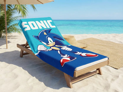 Sonic the Hedgehog Handtuch Badehandtuch Badetuch XL Strandtuch 70x140 cm - WS-Trend.de