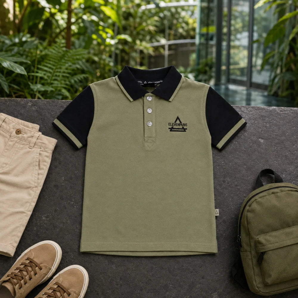 Eleven Paris Jungen Polo T-Shirt Kurzarm Shirt 104 - 164 Baumwolle - WS-Trend.de