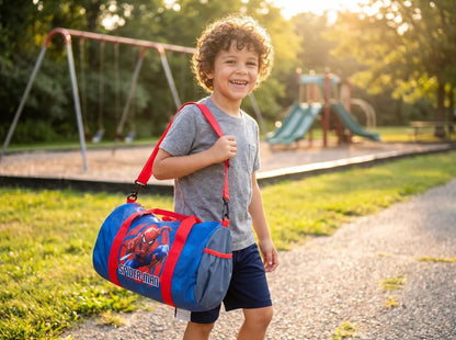 Marvel Spiderman Jungen Sporttasche Tasche Trainigstasche 38x22x18 cm - WS-Trend.de