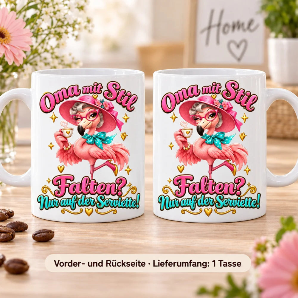 WS-Trend Flamingooma Tasse 330 ml Geschenk für Oma mit lustigem Spruch - WS-Trend.de