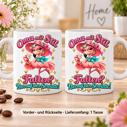 WS-Trend Flamingooma Tasse 330 ml Geschenk für Oma mit lustigem Spruch - WS-Trend.de