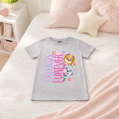 Paw Patrol Skye Everes Kinder T-Shirt Shirt Grau 98 bis 128 für Mädchen - WS-Trend.de