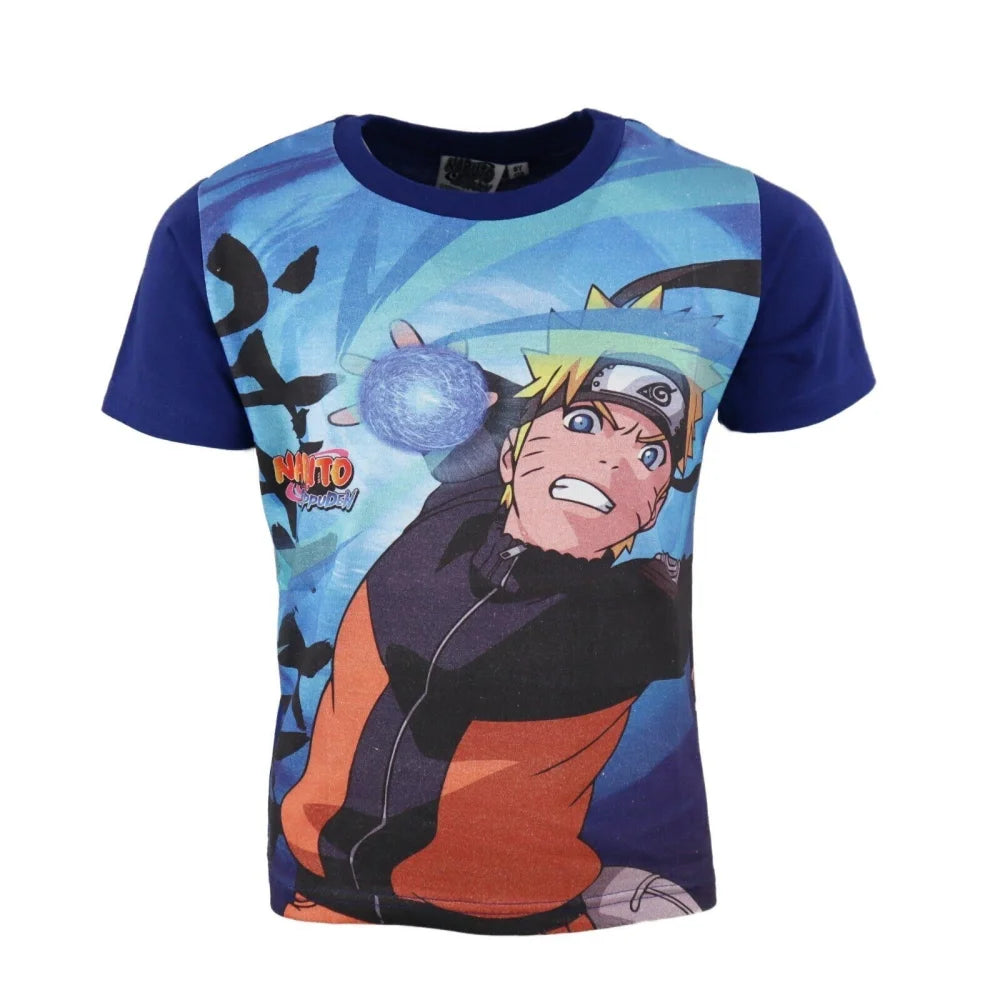 Anime Naruto Shippuden T-Shirt Kurzarm Kinder Jungen Shirt Gr.116 - WS-Trend.de