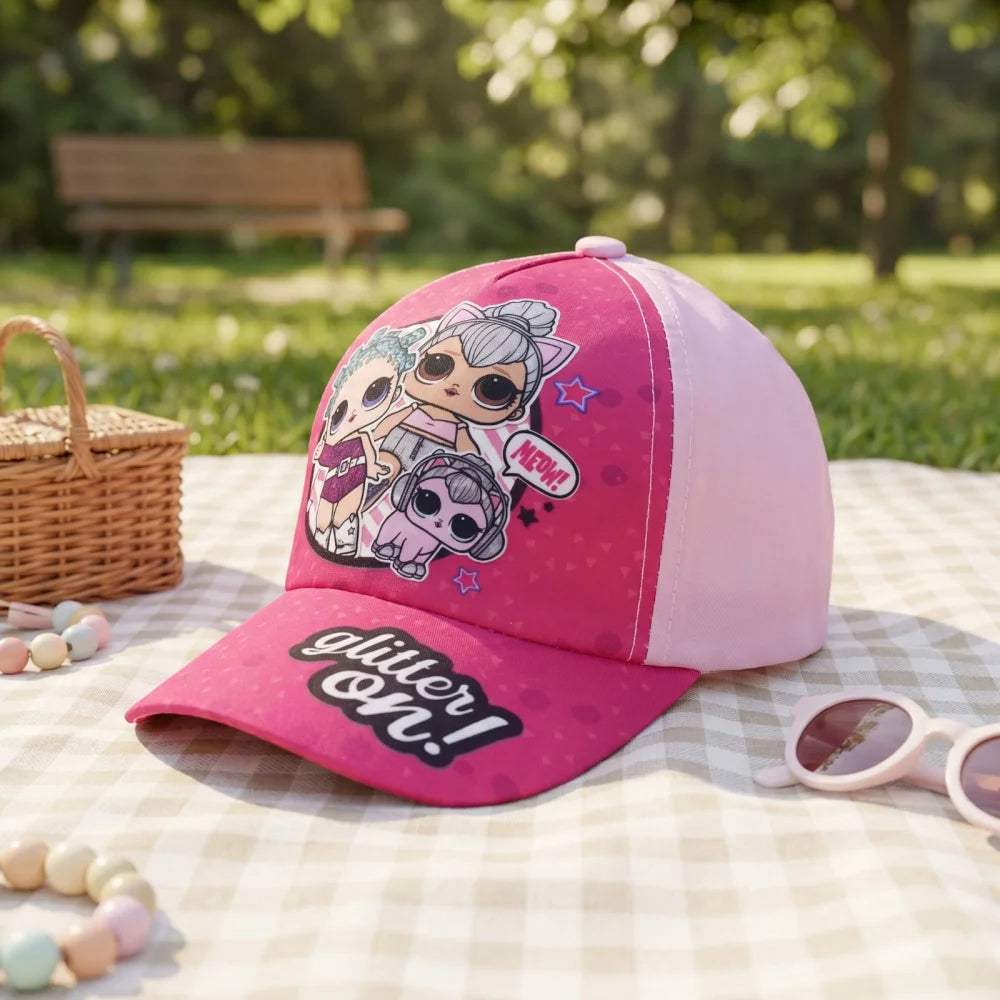 LOL Surprise Glitter ON! Kinder Mädchen Basecap Gr. 52 bis 54 - WS-Trend.de