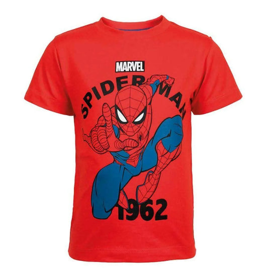 Marvel Spiderman T-Shirt Kurzarm Kinder Jungen Shirt 92-104 100% Baumwolle - WS-Trend.de