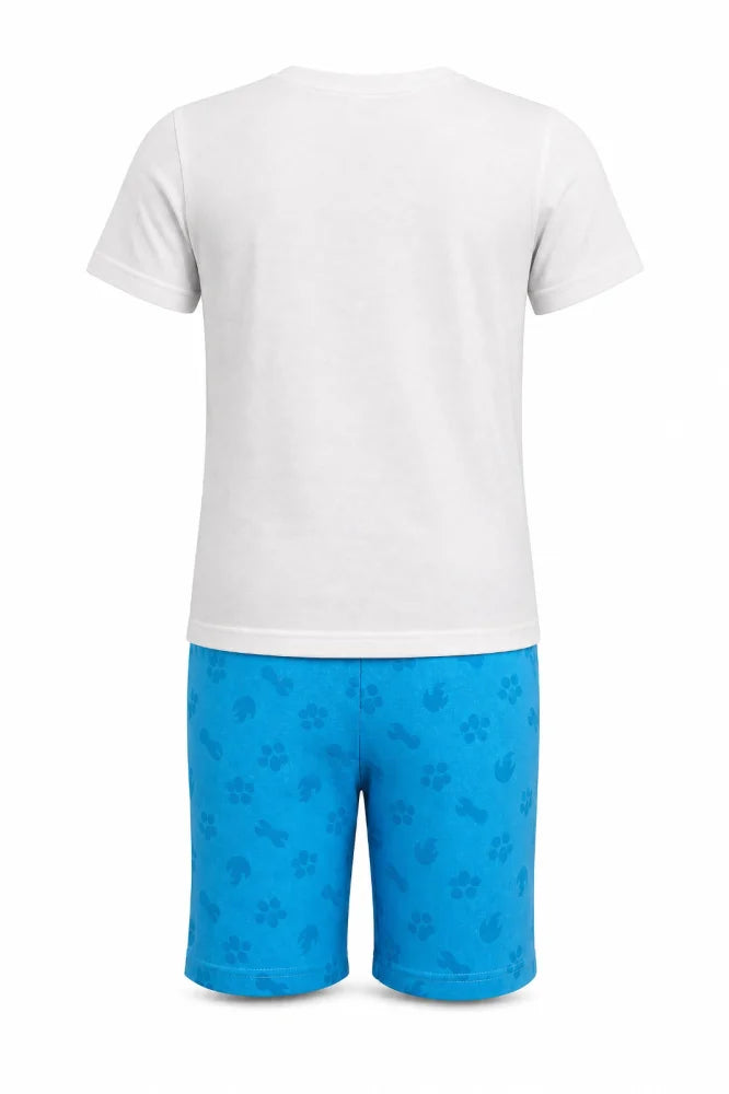 Paw Patrol Chase Kinder Jungen Schlafanzug Pyjama kurz Nachtwäsche 98-128 - WS-Trend.de