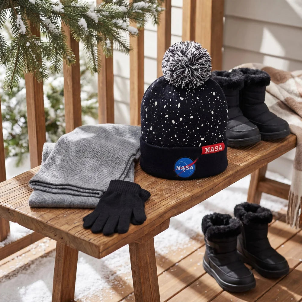 NASA Space Center - Junge Herren Herbst Wintermütze - WS-Trend.de
