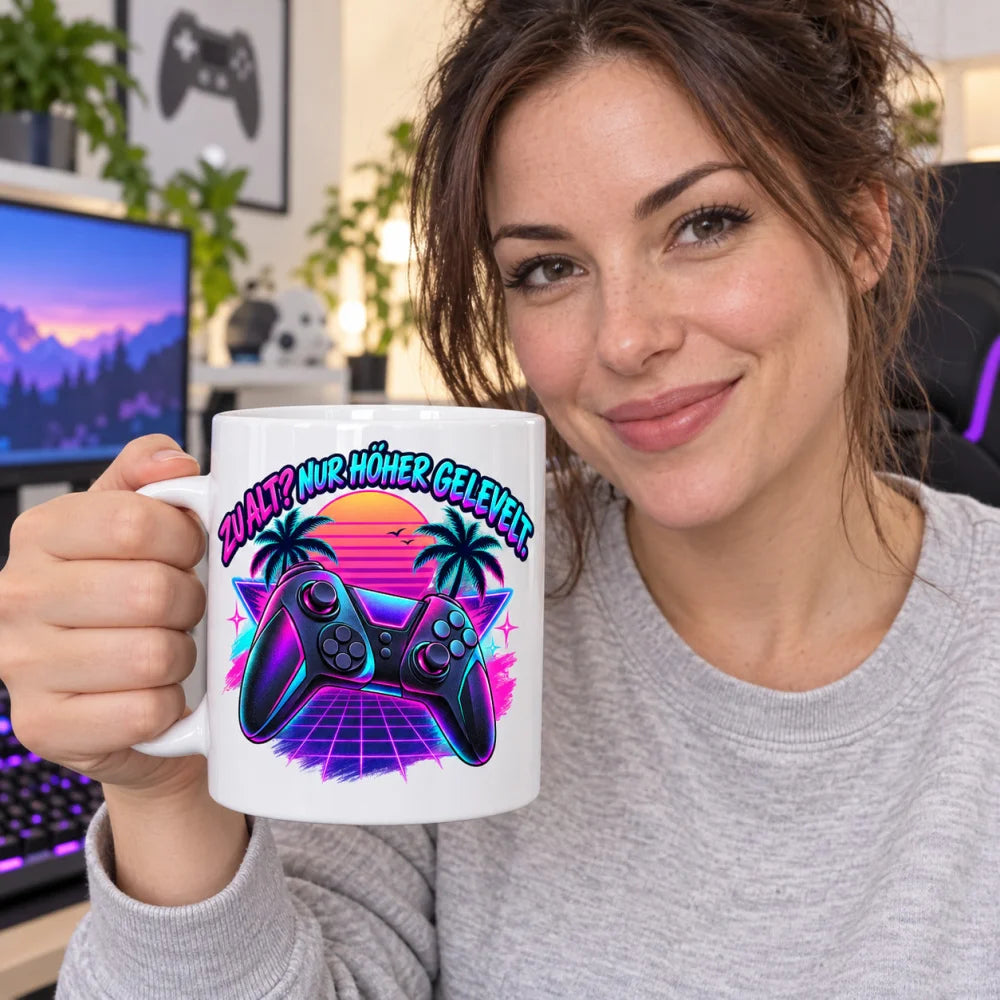 WS-Trend Gamer Motivtasse Keramik 330 ml mit Spruch 10 Motive zur Wahl - WS-Trend.de