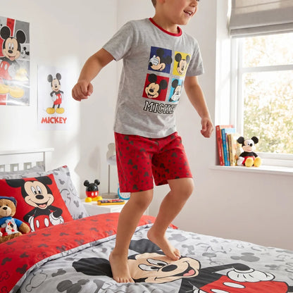 Disney Mickey Maus Kinder kurzarm Schlafanzug Pyjama Shirt Shorts 98-128 - WS-Trend.de