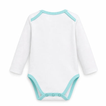 Baby 2er Pack langarm Body Strampler Schlafanzug Gr. 68 Dinos Bärchen - WS-Trend.de