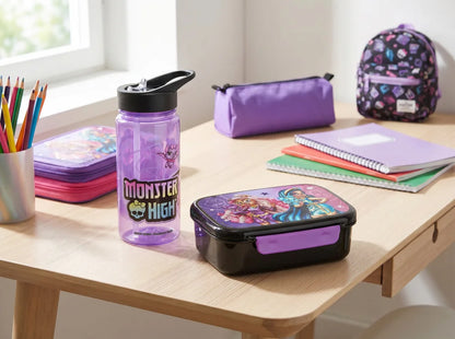 Monster High girls 2 tlg Lunch Set Brotdose Trinkflasche 500 ml Geschenk - WS-Trend.de