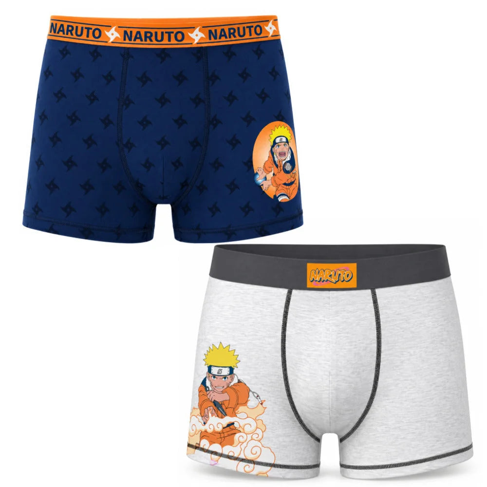 Anime Naruto Uzumaki Jungen Boxershorts Unterhose 2er Pack Gr. 116 bis 164 - WS-Trend.de