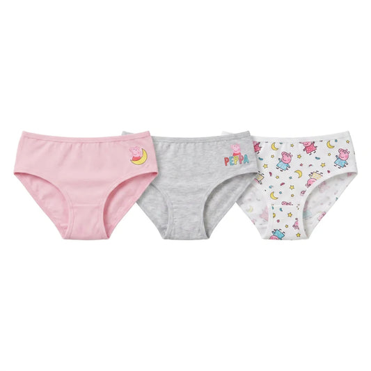 Peppa Wutz 3er Pack Slips Kinder Mädchen Unterwäsche Gr. 92 - 110 - WS-Trend.de
