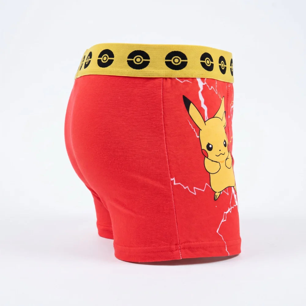 Pokemon Pikachu Jungen Boxershorts Unterhosen 2er-Pack Gr. 128-158 - WS-Trend.de