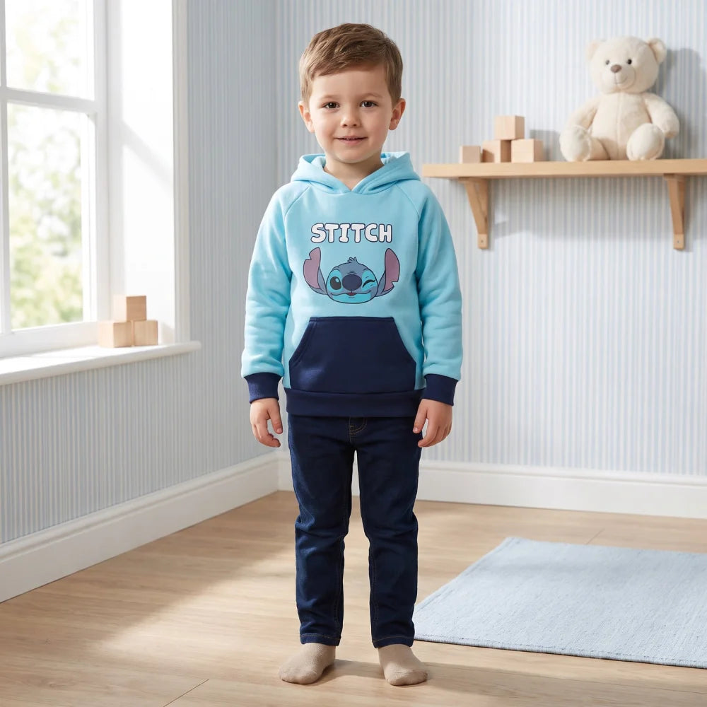 Kapuzenpullover Disney Lilo u Stitch Kinder Fleece Hoodie Pullover - WS-Trend.de